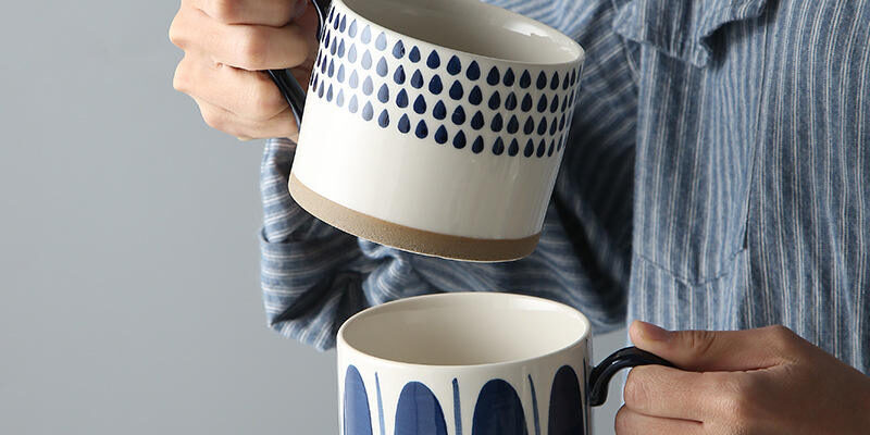 ceramic coffee mug with logo