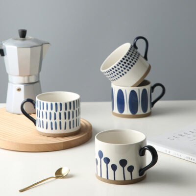ceramic coffee mug with logo