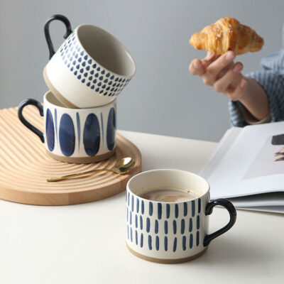 ceramic coffee mug with logo
