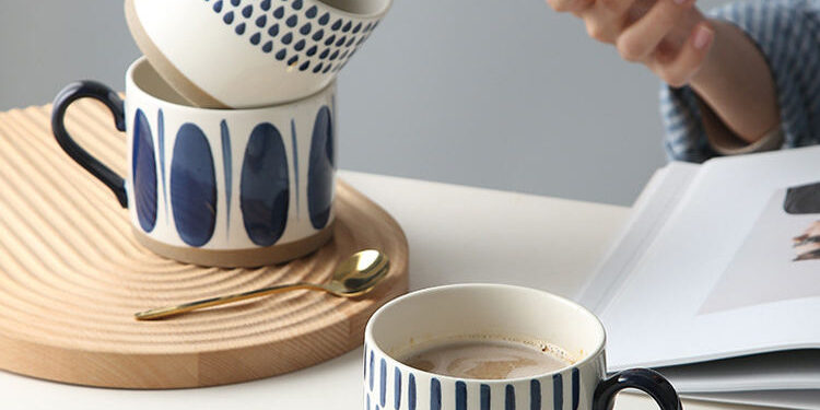 ceramic coffee mug with logo