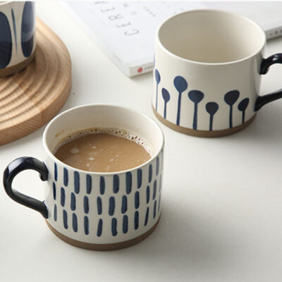 ceramic coffee mug with logo