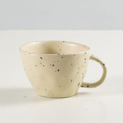 ceramic milk mugs with modern color design