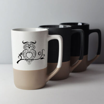 large ceramic coffee mug custom logo