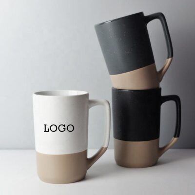 large ceramic coffee mug custom logo