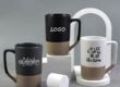 large ceramic coffee mug custom logo