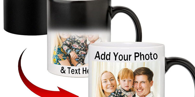 11oz Personalized Color Changing Magic Ceramic Coffee Mug (4) color changing magic ceramic mug