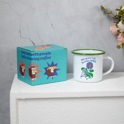 metal camping mug for custom printing