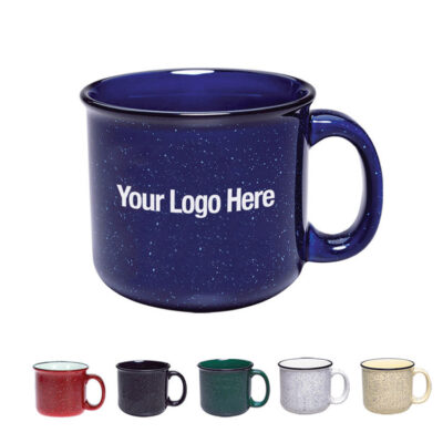 enamel speckled campfire coffee mug