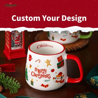 ceramic mug with custom gift box