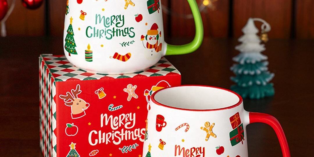 400ml Nordic Christmas Ceramic Mug with Custom Gift Box (7) ceramic mug with custom gift box