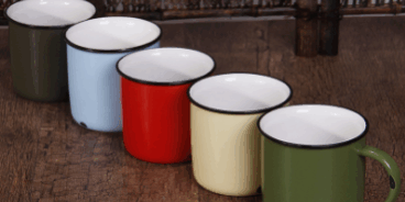 enamel sublimation coffee mug