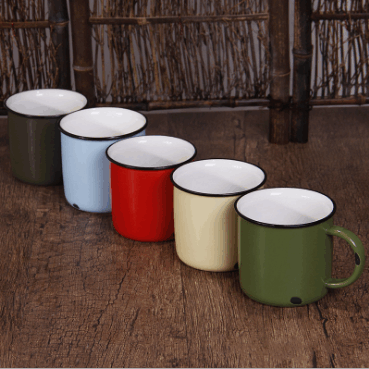 enamel sublimation coffee mug