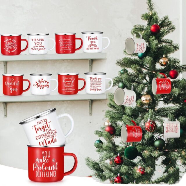 enamel sublimation camping mug